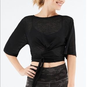 Fabletics Ryan Short-Sleeve Tie Up Tee